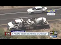 Five people killed in wrong-way crash on I-40 west of Kingman