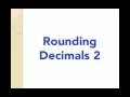 U4L8V2 Rounding Decimals 2