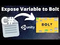 Unity Bolt Tip Expose C variable to Visual Scripting Unity Tutorial