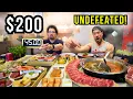 Can We Beat This UNDEFEATED 200 Hot Pot Challenge in 45 Minutes at Liuyishou Boston