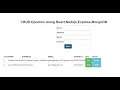React js Project to Build CRUD App in MongoDB Using Express js MERN Stack Project For Beginners