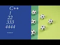 How to print 1 22 333 4444 in C