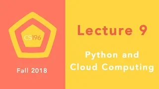 Lecture 9 - Python Cloud Computing