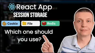 React App Session Storage Setup Cookie File and Redis Options
