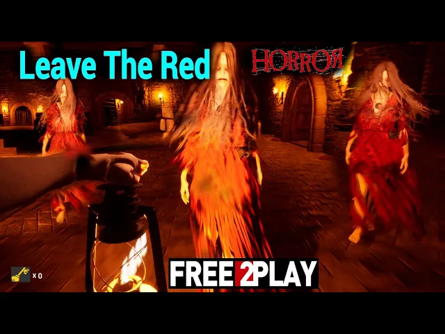 Leave The Red ★ Gameplay &amp; 100% Walkthrough ★ PC Steam [ Free to Play ] Horror game 2021