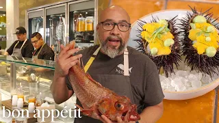 LA s Cheapest Michelin Star Meal is Served in a Food Court On The Line Bon Appetit