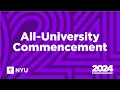 NYU s 2024 All-University Commencement Full Program