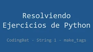 023 - Ejercicio de Python