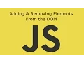 JavaScript Lesson 15 Create Add Replace and Remove Elements From the DOM