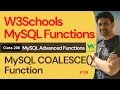 MySQL Functions MySQL Advanced Functions - MySQL COALESCE Function 208 W3Schools SQL