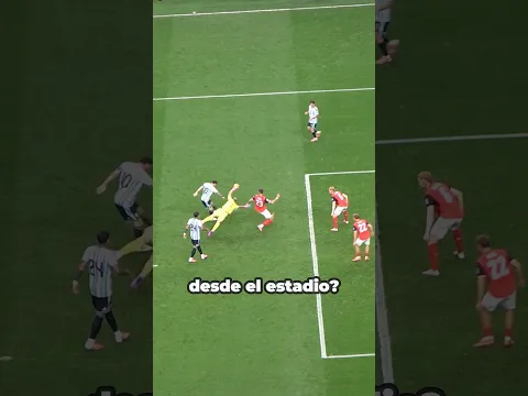 cómo grabo los goles desde el estadio #futbol #mundial