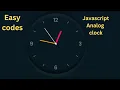 How to make analog clock in Javascript by jahanzaibcoder65