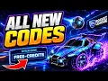 NEW CODES FOR ROCKET LEAGUE IN 2026 FREE CREDITS CARS WORKING ROCKET LEAGUE REDEEM CODES
