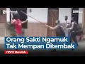 Lagu Tak Mempan Ditembak, Orang Gila Ngamuk Bawa Pedang Samurai, Sempat Baku Hantam dengan Polisi
