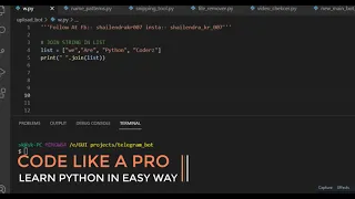 Join Method In Python How To Join String In List