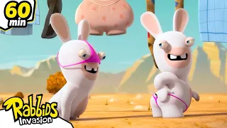 The Rabbids Are Unleashed RABBIDS INVASION 1H New Compilation Cartoon For Kids 