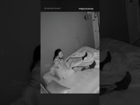 Invisible Entity Terrifies Man at Night | Haunted House Video #scary #shorts