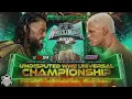 WWE WrestleMania XL 40 Roman Reigns vs Cody Rhodes Promo Song Eyes Closed