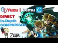 Yuzu vs Cemu Direct Comparison Zelda Tears Of The Kingdom Breath of The Wild