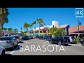 4K Drive Through Sarasota Florida Scenic Gulf Coast Driving Tour