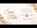 Digital Wedding Invitation Video