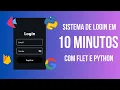 Crie um Sistema de Login Firebase com Flet e Python em Minutos