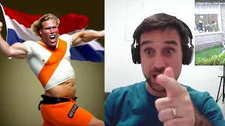 british duo react to zanger rinus met romana op de scooter original