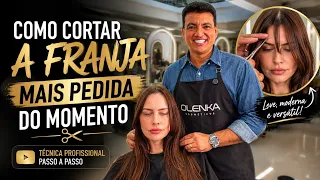 COMO CORTAR UMA FRANJA PASSO A PASSO