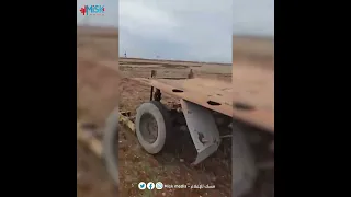اختراع كاسحة ألغام بجهود محلية في ريف إدلب نظرا لانتشار الألغام بكثرة التي خلفها الأسد المخلوع 