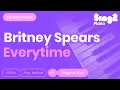 Download Lagu Britney Spears - Everytime (Karaoke Piano)