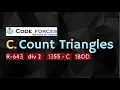 Codeforces Round Div 2 - C Count Triangles Solution 1355-C