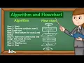 Algorithm and Flowchart difference between algorithm and flowchart with example