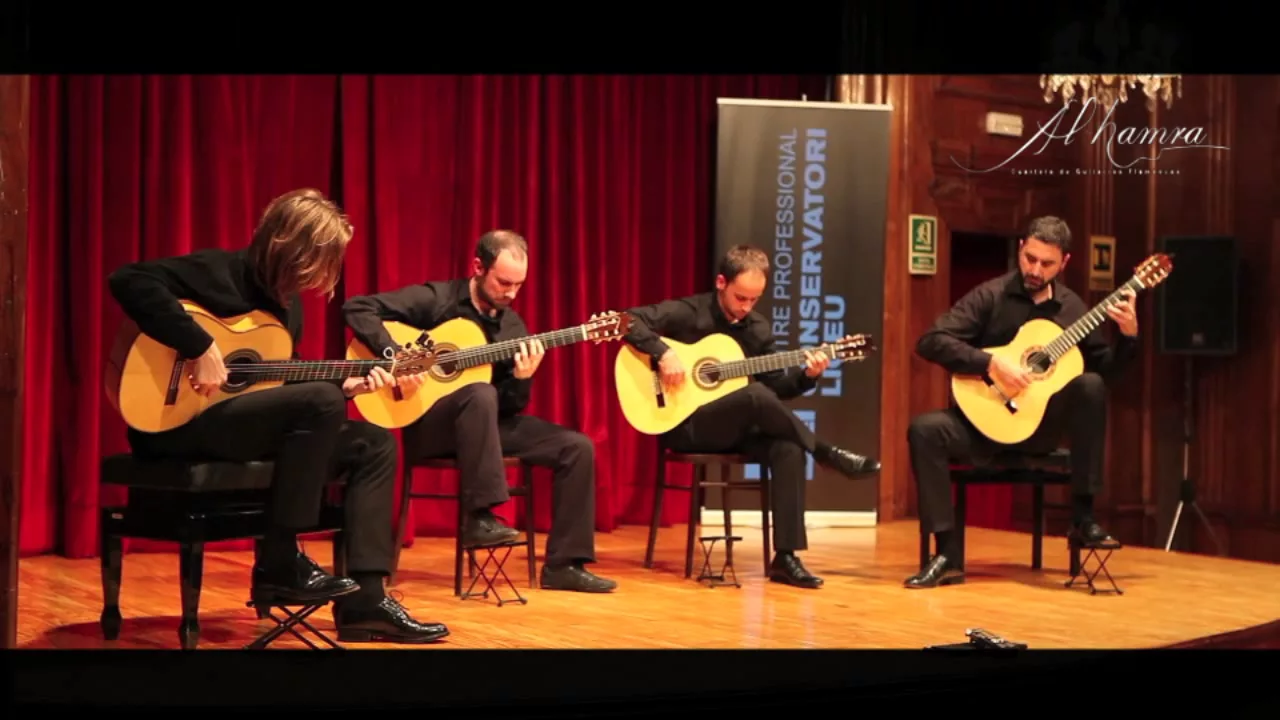 CUARTETO AL-HAMRA · Recuerdos de la Alhambra. Tàrrega/Manuel Granados. Trémolo - Guitarra Flamenca. CUARTETO AL-HAMRA · Recuerdos de la Alhambra. Tàrrega/Manuel Granados. Trémolo - Guitarra Flamenca.