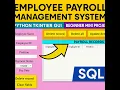Employee Payroll Management System Python Tkinter SQLite Beginner Mini Project GUI