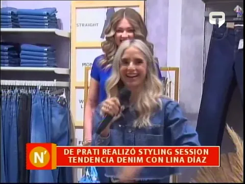 De Prati realizó Syling Session tendencia Denim con Lina Díaz