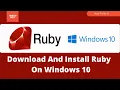 2021 How To Download Install Ruby On Windows 10 Ruby 3 0 1