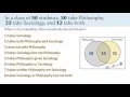 Probability Calculations using Venn Diagram