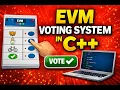 EVM Voting System in C Complete Mini Project