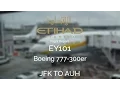 Etihad Airways EY101 - JFK to AUH