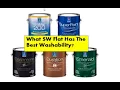 Which Sherwin Williams Flat Paint has the best washability