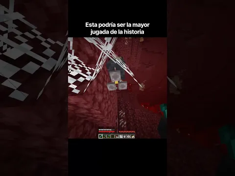 La mayor jugada de la historia en Minecraft 😳 #minecraft #shorts #viral