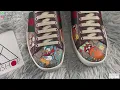 Luxury Unboxing Disney x Gucci Ace Sneaker rep from Exquishop Factoty