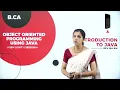DAY 04 OBJECT ORIENTED PROGRAMMING USING JAVA II SEM B C A INTRODUCTION TO JAVA L4