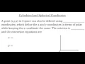 Cylindrical and Spherical Coordinates