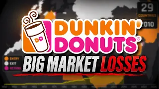 Dunkin Bitterly Leaves These Lucrative Markets Dunkin s Donuts Global Expansion Map 1950 - 2026