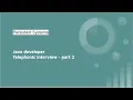 Java Developer Interview Persistence Systems