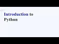 Python Bootcamp 2025 - Session 1 Introduction to Python Basic Data Types
