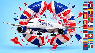AIRLINES, AIRCRAFT Vehicles | Airlines of Europe - Lufthansa, British Airways, KLM, Air France
