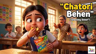 Anaya Ki Chatori Behen - Healthy vs Junk Food | Moral Story for Kids | ToyStars