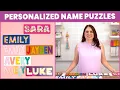 How to Make Personalized Name Puzzles